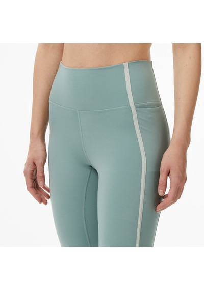 Under Armour Meridian Piped Kadın Yeşil Koşu Tayt 6005411 Yeşil