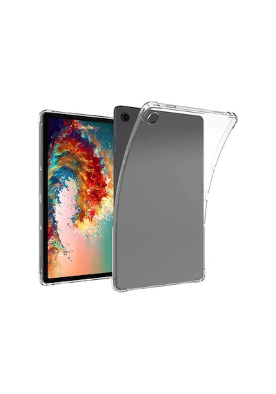 Forzacase Samsung Galaxy Tab A11 Plus 11 İnç X310 İle Uyumlu Anti Shock Silikon Kılıf Şeffaf - Fc014 Arka Kapak