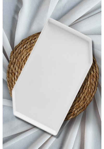 Flex Kayık Tabak 30 Cm Beyaz