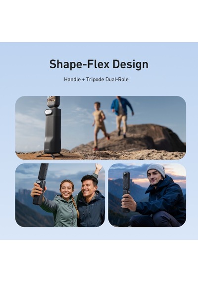Telesın Insta360 X5/ X4 Için Foldable Utility Handle