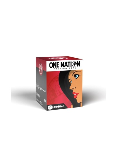 One Nation 360er Premium Nargile Kömürü 1 Kg
