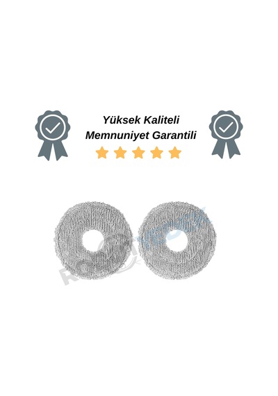 Robotyedek Xiaomi S40 Pro Ov71gl Uyumlu Uyumlu Mop Bez 2 Adet