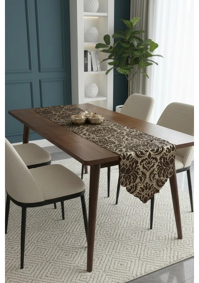 Çağla Kahve Runner 40 X 140 Cm 1512 Kahverengi