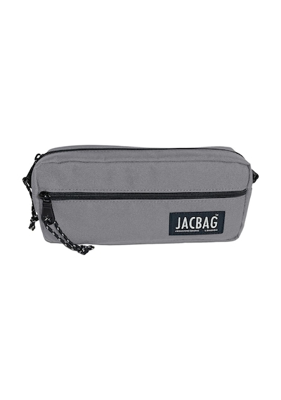 Jacbag Dual Zıp-iki Fermuarlı Kalemkutu - Gri Gri