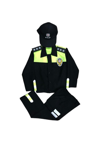 Flaş Unisex Çocuk Lacivert Polis Kıyafeti Karışık - 40591260 Karışık
