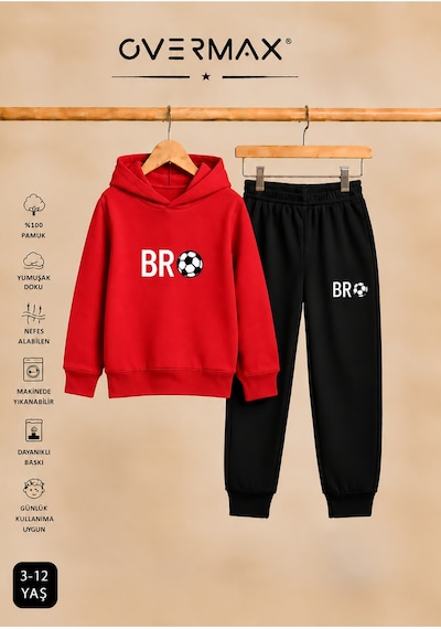 Overmax Çocuk Bro Futbol Baskılı Kapüşonlu Sweatshirt Eşofman Takımı- 3-12 Yaş Kırmızı Üst-siyah Alt - 922545546 Kırmızı Üst-siyah Alt Overmax Çocuk Bro Futbol Baskılı Kapüşonlu Sweatshirt Eşofman Takımı- 3-12 Yaş Kırmızı Üst-siyah Alt - 922545546 Kırmızı Üst-siyah Alt
