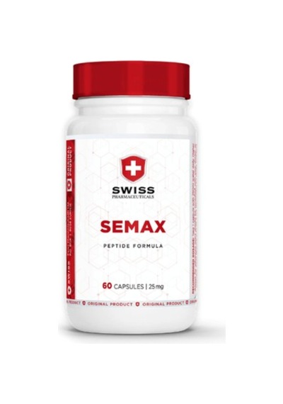Swiss Semax Support Concentration Memory And Mental Performance 25 Mg 60 Caps Aromasız