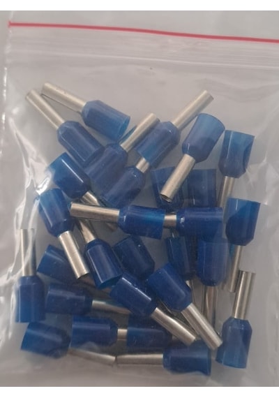 2 Mm Kablo Yüzüğü İzoleli 28adet Mavi