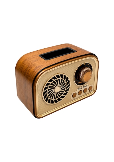 Gold Silver Gs-1385 Nostaljik Tasarım Bluetooth Kablosuz Hoparlör