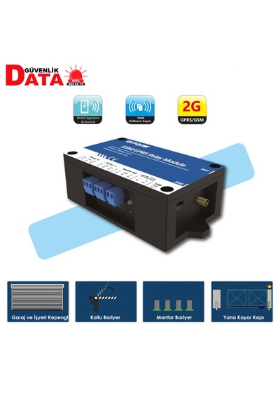 Data Dt-572 Gsm - Gprs Röle Modülü Mobil Uygulama 2 Röleli