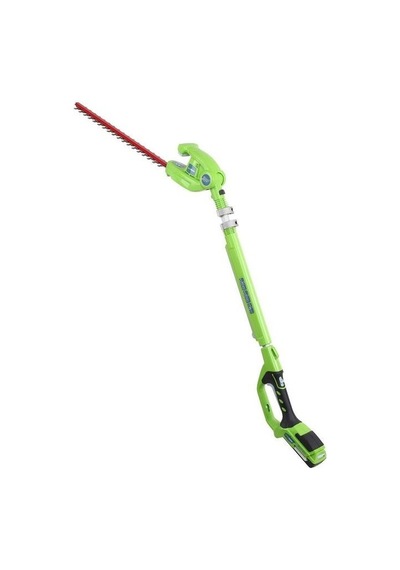 Greenworks 22147T Teleskopik Akülü Çit Kesme Makinesi