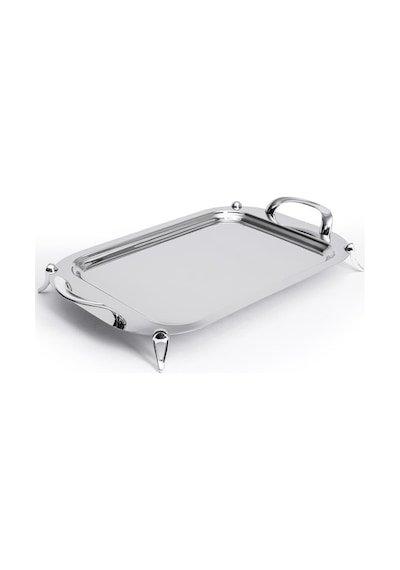 Maxx Doria Aqua Ayaklı Çelik Tepsi Platin Pa6013 Metal
