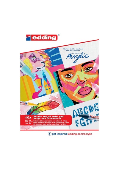 Akrilik Ve Yağlı Boya Bloğu - A4-10 Yaprak 300 G/m²