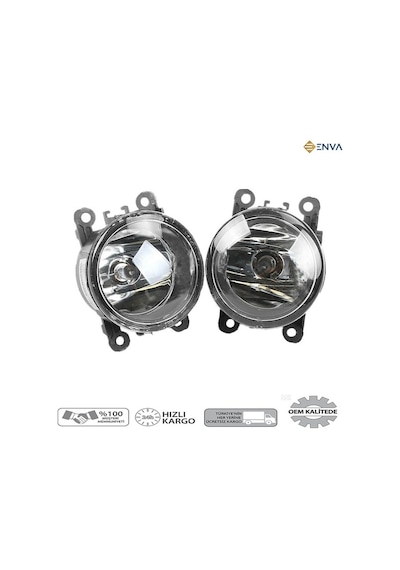 Ford Courier Sol Sağ Ön Sis Farı Sis Lambası Takımı 2014-2017