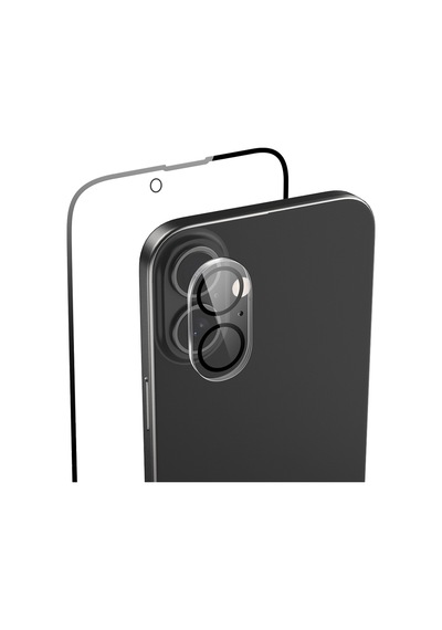Apple Uyumlu   iPhone 16 Raptic Temperli Ekran Ve Lens Koruyucu 2'li Set