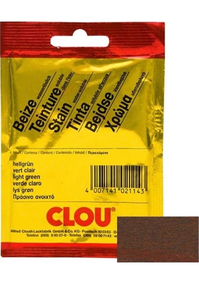 Suda Çözülen Oksit Toz Ahşap Boyasıclou Oksit Toz Boya Nr:167 Orta Ceviz 5gr-5165