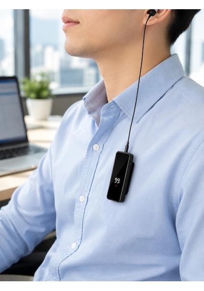 Tek Kulaklıklı Bluetooth Kulaklık Klipsli Mini Taşınabilir Müzik Ve Görüşme Cihazı