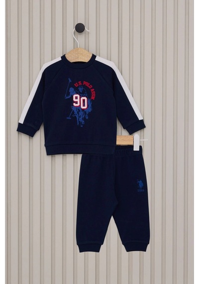 U.S. Polo Assn. Erkek Bebek 2lı Takım - Lacivert Sax Lacivert Sax