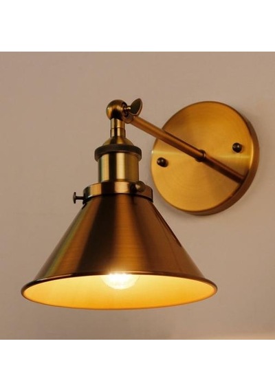 Mylights Retro Rustik Hunı Aplik Mafsalı Hareketli Aplik En Siyah