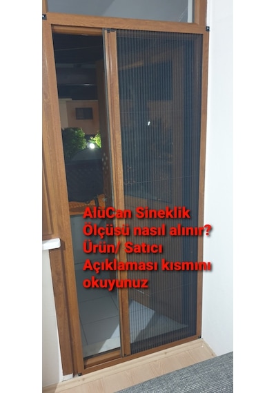 Pileli Sineklik Sürgülü Akordeon Kapı Pencere Sineklik