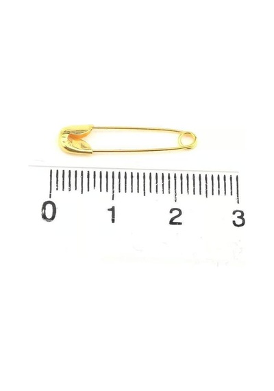 Melodi Scarf Kadın Tesettür Ve Çok Amaçlı Gold Çengelli İğne 50 Adet Gold