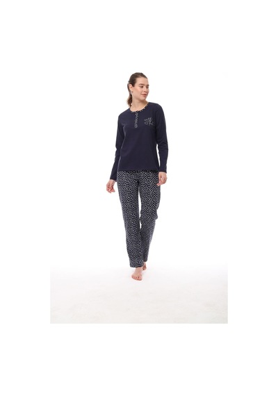 Pijadore 1544 Kadın Uzun Kollu Pijama Takım 001