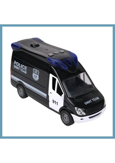 Lc Sesli Ve Işıklı Polis Minibüsü Mbt06 Standart