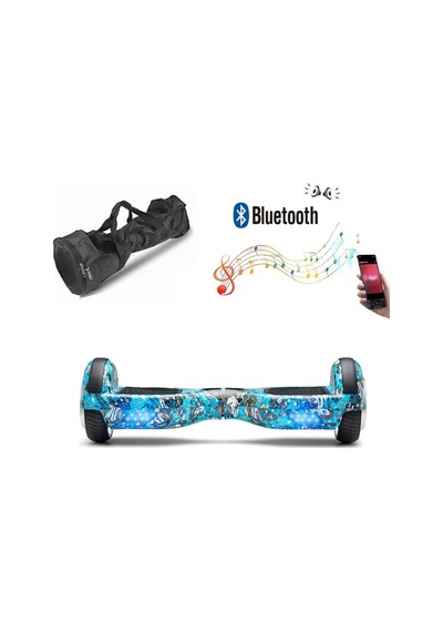 Citymate Elektrikli Kaykay Hoverboard Akıllı Denge 6.5 Inch + Hoverkart + Çanta Extrem Paket D20