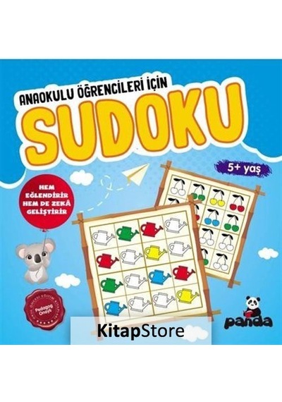 Sudoku 5 Yaş - Anaokulu Öğrencileri İçin- Panda