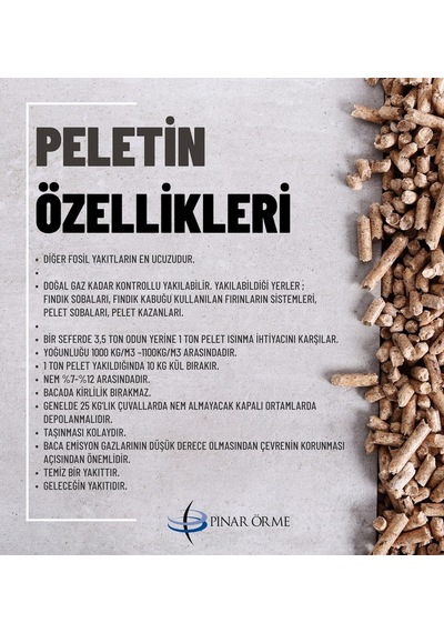 Kedi Kumu 20kg %100 Çam Peleti 6mm Odun Peleti 20kg Çuval