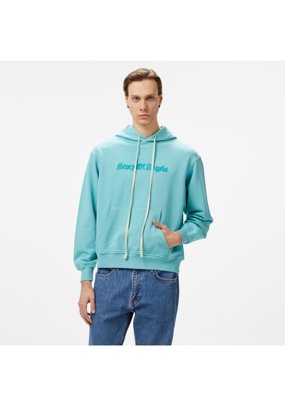 Story Of Angels Gold Angel Hand-dye Erkek Mavi Sweatshirt Düz Soa2202 Mavi