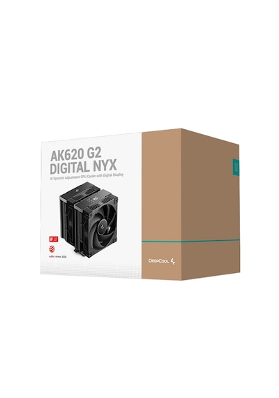 Deepcool Ak620-g2-dıgıtal-nyx 2x120mm Kule Tipi Siyah İşlemci Soğutucu İşlemci Soğutucusu
