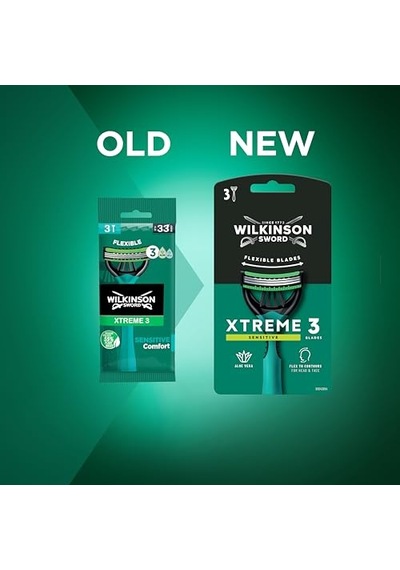 Sword Xtreme 3 Sensitive 8 4 Adet Tek Kullanımlık Tıraş Makinesi E Vitamini Ve Aloe Vera Yağlama Bandı Yüz Bakım