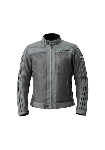 Venom Compass Racing Motorsiklet Montu Gray Full Koruma Motorcu Mont