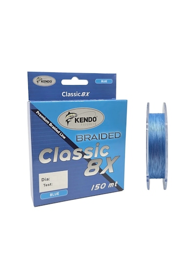 Kendo Classic 8x 150m 0,16mm Blue Örgü İp Misina