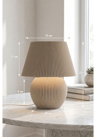 Nest Model - Led Abajur - Masa Lambası - Usb 5v İle Çalışır - Slim Led Aydınlatması Dahildir - Dekoratif Lamba - Renk Seçenekli Çok Renkli