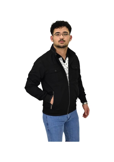 Erkek Mevsimlik Spor Mont 8093 Bgl-st04511 Siyah