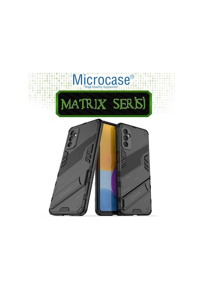Microcase Samsung Uyumlu Galaxy M52 5G Matrix Serisi Armor Standli Kilif 537775672