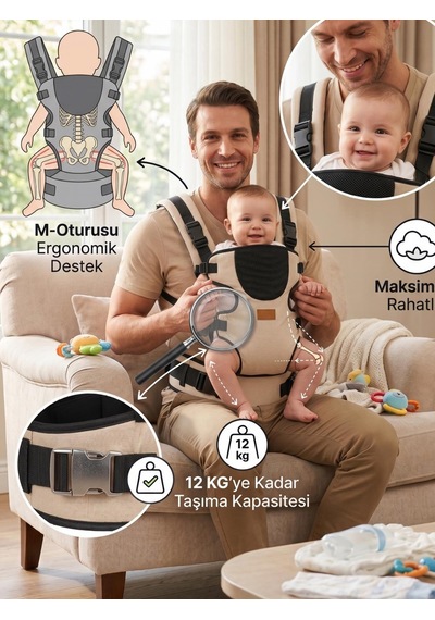 Babymol Quatros Kanguru - Bej