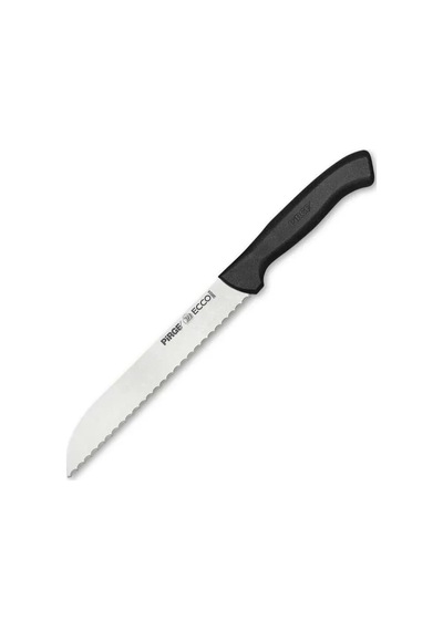 Pirge 38024 Ecco Pro Ekmek Bıçağı 17,5 Cm - Siyah Siyah
