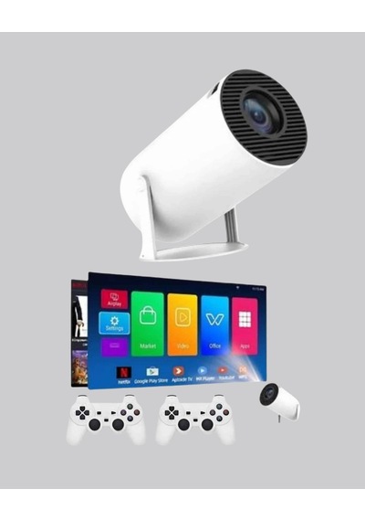 Kablosuz Projeksiyon Cihazı 4k Destekli Hdmı Usb Oyun Uyumlu 47507944