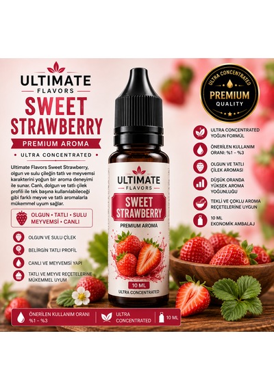 Ultimate Flavors Sweet Strawberry Aroma Ultra Concentrated