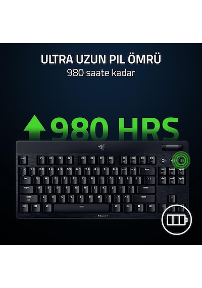 Razer Blackwidow V4 Tenkeyless Hyperspeed Low Profile - Kablosu