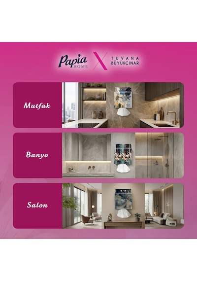 Home Asmalı Havlu 750 Yaprak 3 Paketx250 Yaprak