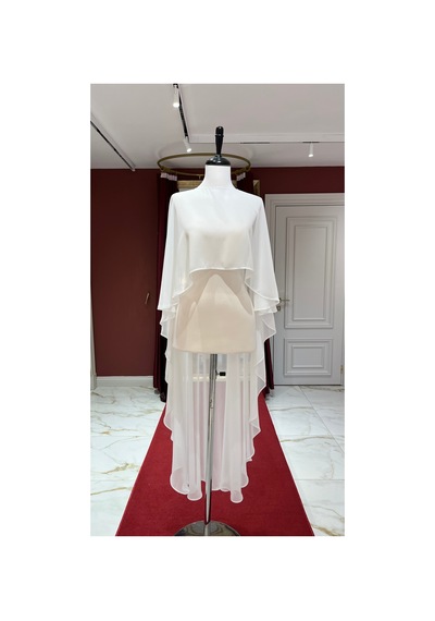 Ezni Atelier Şifon Gelin Pelerini 140 Cm Transparan Gelinlik Pelerini Uzun Gelin Pelerini Zarif Düğün Pelerini Beyaz Beyaz Ezni Atelier Şifon Gelin Pelerini 140 Cm Transparan Gelinlik Pelerini Uzun Gelin Pelerini Zarif Düğün Pelerini Beyaz Beyaz