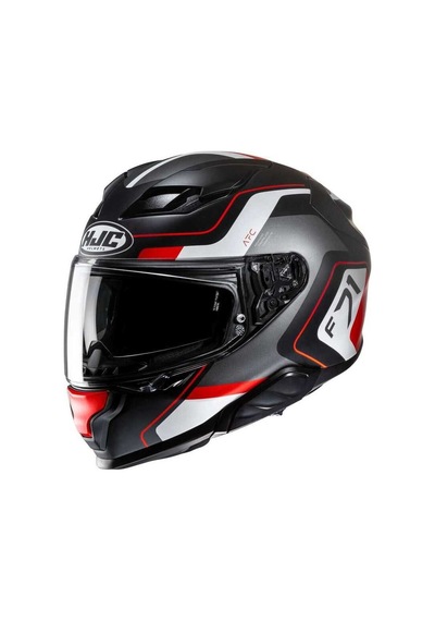 HJC F71 MC1SF Kapalı Kask Beyaz - Gri - Kırmızı