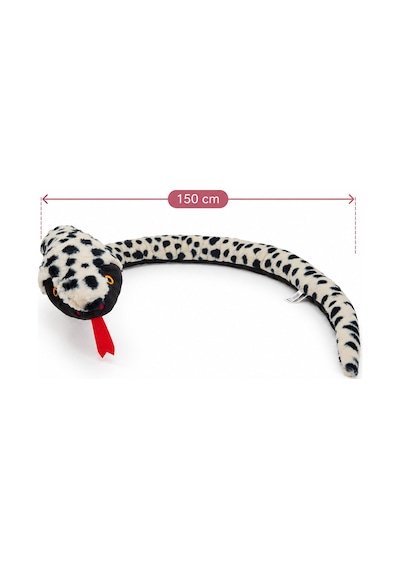 Yılan Leopar 150 Cm Beyaz Siyah Çok Renkli