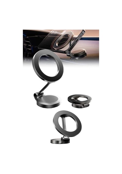 Mey İthalat Magsafe Telefon Tutucu 360 Dönebilen Ayarlanabilir Araç İçi Tutucu 06821677