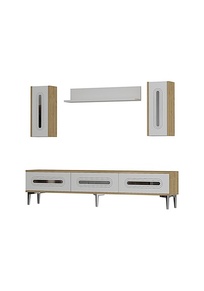 Tvr1804dbs - Rany Tvr180 Ünitesi Takım Safirmeşe-beyaz-sılver 180cm