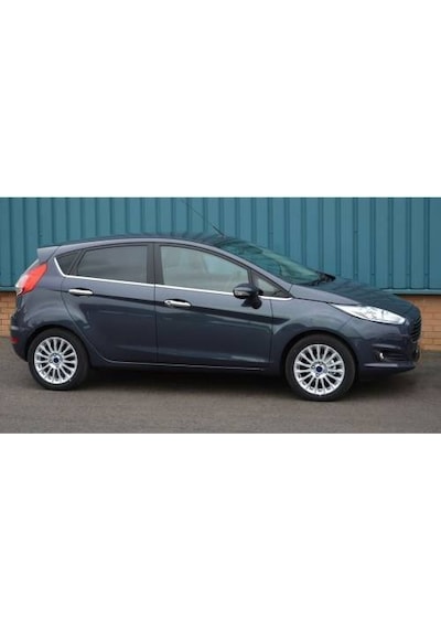 Ford Fiesta Cam Çıtası 8 Parça Krom 2009 - 2017 Paslanmaz Çelik